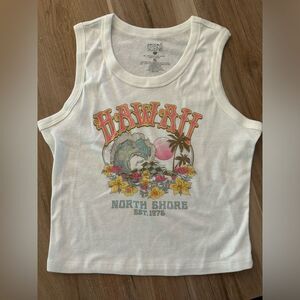 Social Scene Hawaii Crop Tank XL